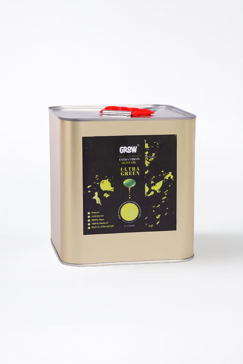 High-Polyphenol Extra Virgin Olive Oil – Ultra Green 4L Tin